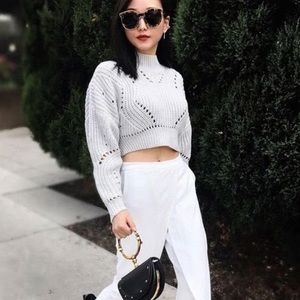 Aritzia Wilfred Black Goulaine sweater